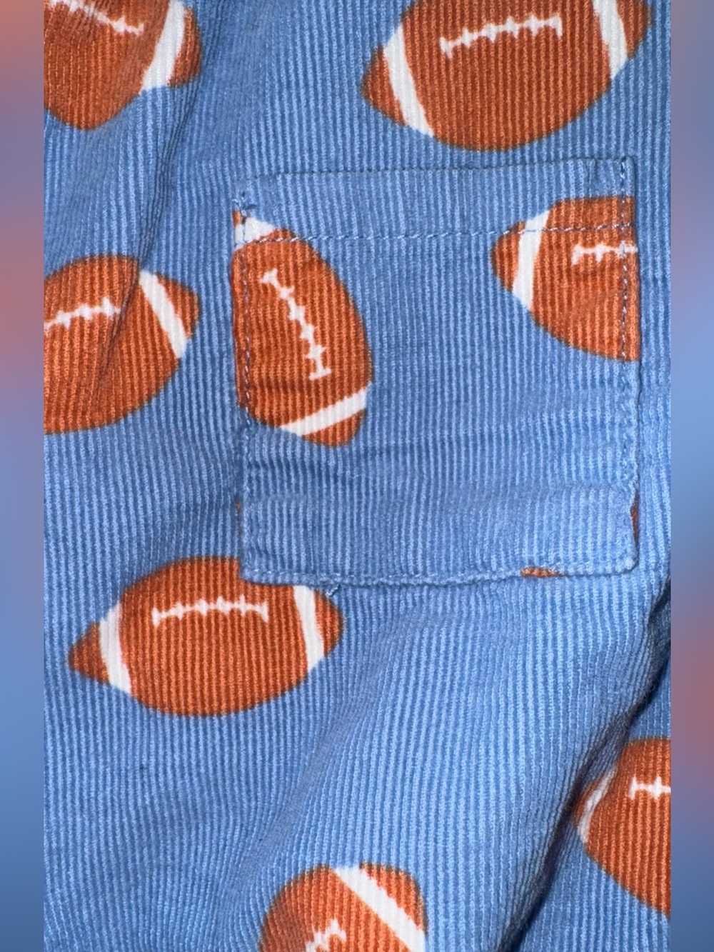 angel dear football ruffle overalls - Picture 2 of 5